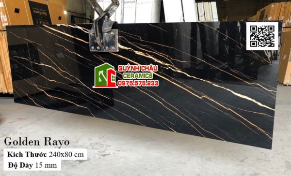 Đá ấn độ khổ lớn 80x240 màu đen vân vàng cam đẹp siêu bóng Đá ấn độ khổ lớn 80x240 màu đen vân vàng cam đẹp siêu bóng