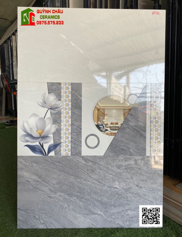 Gạch ốp tường TTC 400x800 ốp tường men bóng cao cấp