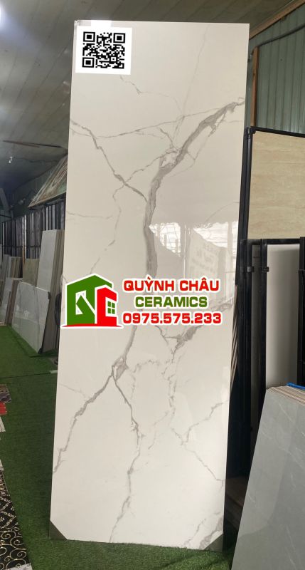 Gạch khổ lớn xương đá 80x240 siêu bóng trắng vân ấn độ Gạch khổ lớn xương đá 80x240 siêu bóng trắng vân ấn độ