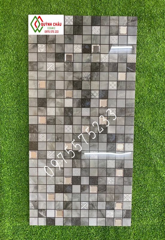 Gạch ốp tường 30x60 mosaic nhũ bạc trang trí đẹp ts Gạch ốp tường 30x60 mosaic nhũ bạc trang trí đẹp ts