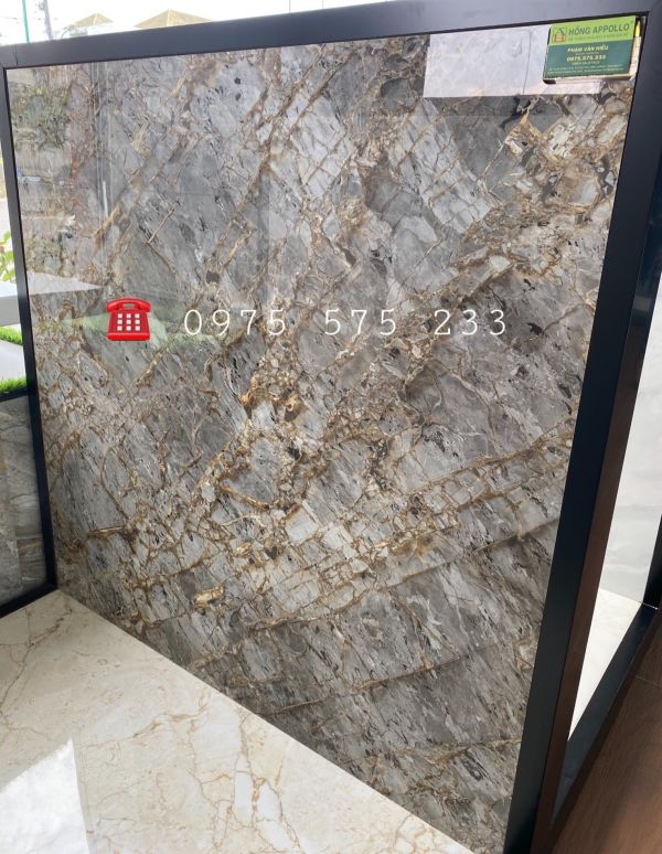 Gạch lát nền biệt thự cao cấp 120x120 gạch nhập khẩu ấn độ bóng kiếng vân đẹp