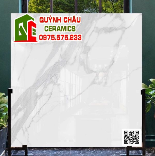 Gạch lát nền ấn độ 120x120 bóng trắng vân quận 1 quận 3 giá rẻ
