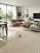 Gạch lát phòng khách 120x120cm vàng Beige vân đá bóng kiếng