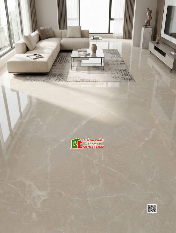 Gạch lát nền ấn độ 120x180 xám nhạt vân đá trắng bóng kiếng