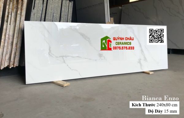 Đá ốp lát khổ lớn siêu dày ấn độ 80x240 màu trắng sứ vân mây xám Đá ốp lát khổ lớn siêu dày ấn độ 80x240 màu trắng sứ vân mây xám