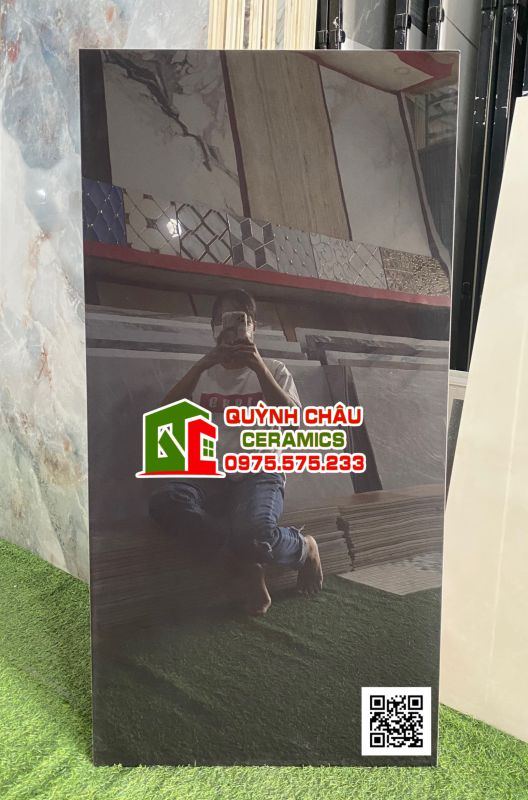 Gạch đen tuyền trơn 60x120 siêu bóng trung quốc cao cấp Gạch đen tuyền trơn 60x120 siêu bóng trung quốc cao cấp