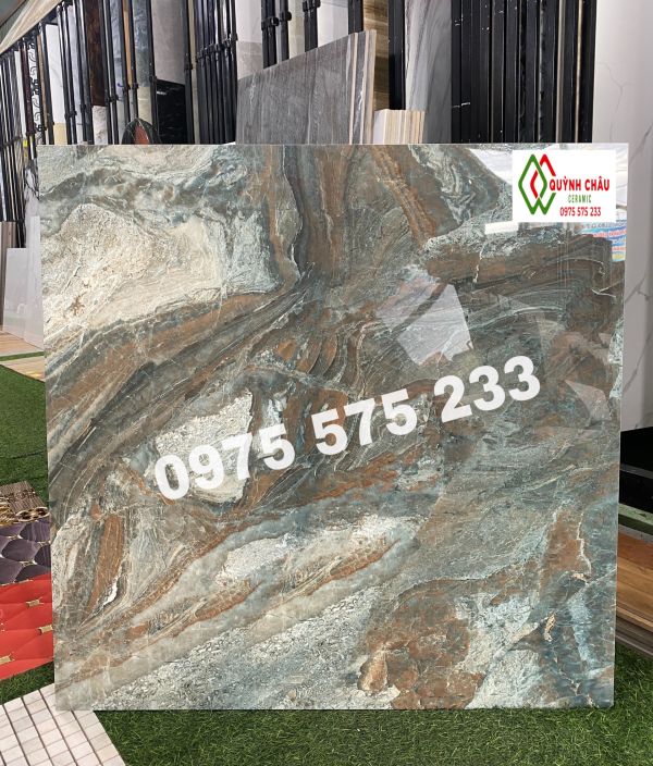 Gạch lát nền ấn độ 80x80 vân đá marble face ngẫu nhiên đẹp 4411
