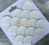 Gạch mosaic vảy cá màu trắng men bóng