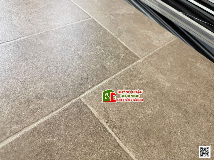 Gạch Travertine 60x120 màu nâu vân đá ghép Modul mix size