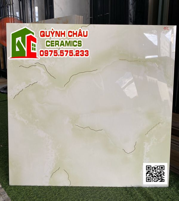 Gạch 80x80 màu xanh nhạt khắc kim trung quốc 4700