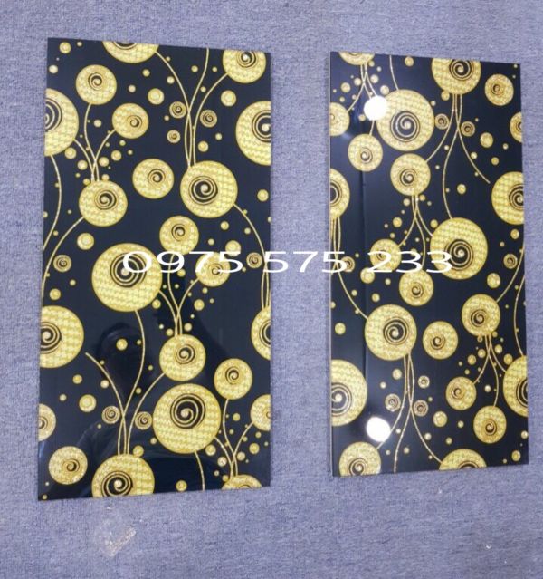 Gạch điểm trang trí cao cấp 30x60 khắc kim tuyến nhũ vàng trung quốc