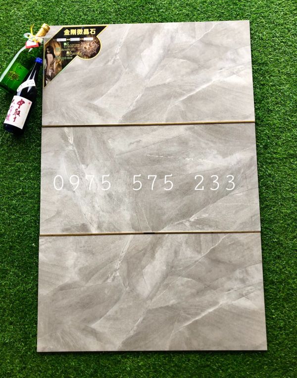 Gạch 40x80 ốp tường đá màu xám bóng kiếng trung quốc cao cấp