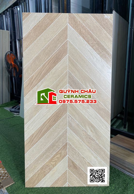 Gạch giả vân gỗ xương cá 60x120 đá mờ đồng chất mài cạnh Gạch giả vân gỗ xương cá 60x120 đá mờ đồng chất mài cạnh