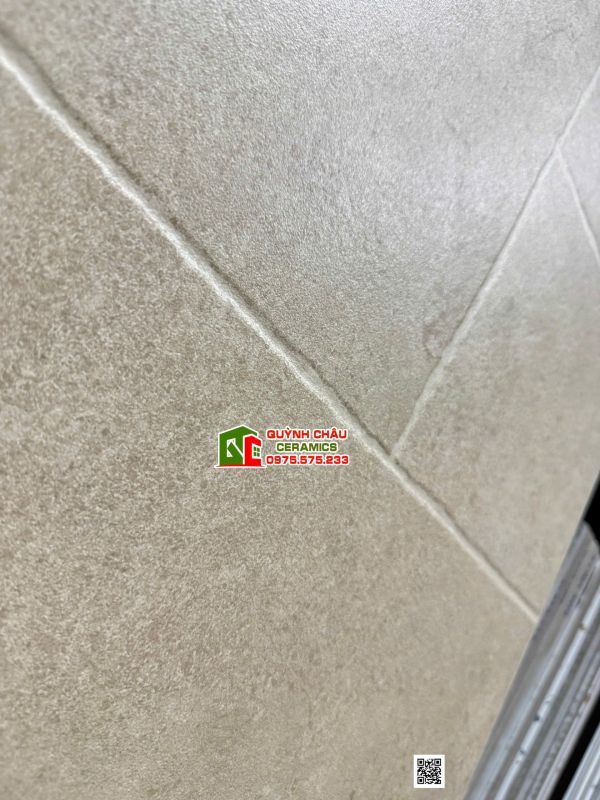 Gạch trung quốc 60x120 Travertine giả đá ghép màu vàng be