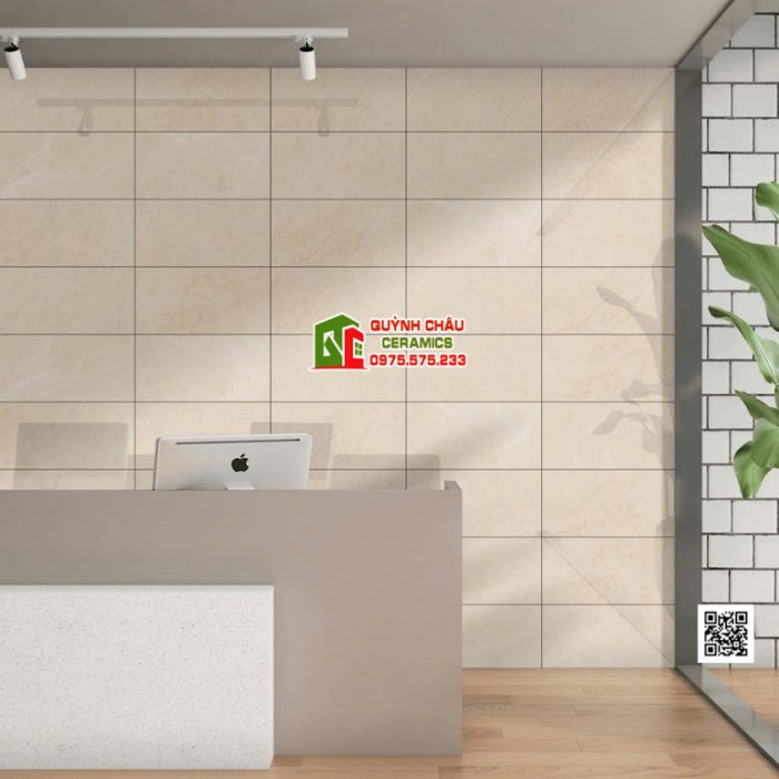 Gạch ốp tường 30x60 kem bóng ấn độ cao cấp