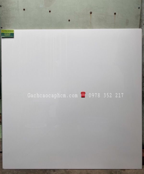 Gạch 2 da 1000x1000 trắng trơn giá rẻ