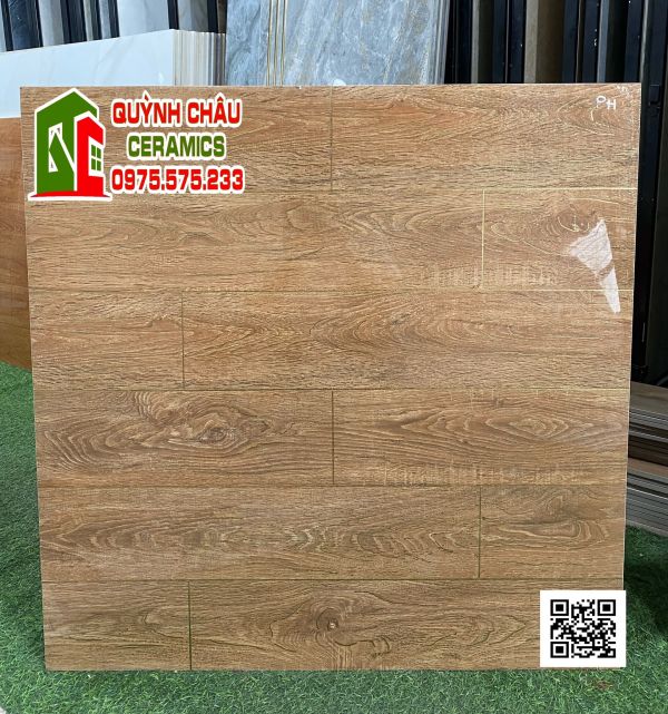 Gạch lát nền 80x80 vân gỗ khắc kim vàng trung quốc 4698