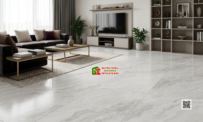 Gạch nhập khẩu Malaysia 60x120 xám trắng Alchemy vân đá mờ mịn Baby Skin