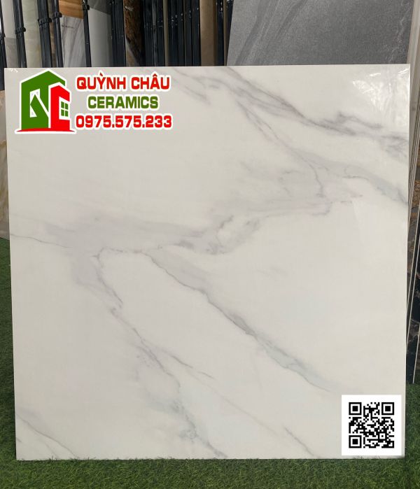 Gạch bóng kính 80x80 trắng khói xám trung quốc 4687