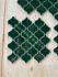 Gạch trang trí mosaic đèn lồng màu xanh