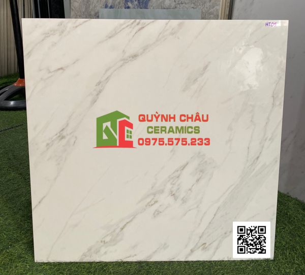 Gạch granite 60x60 trắng vân khói thạch bàn bóng kiếng 4802 Gạch granite 60x60 trắng vân khói thạch bàn bóng kiếng 4802