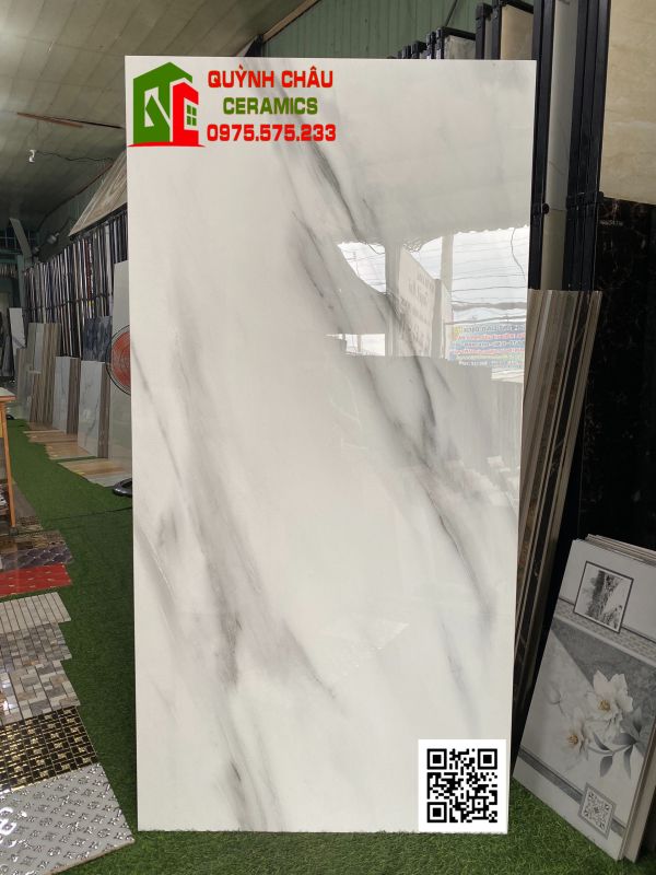 Gạch 80x160 bóng vân trắng xám giá tốt tại bình chánh 4429 Gạch 80x160 bóng vân trắng xám giá tốt tại bình chánh 4429