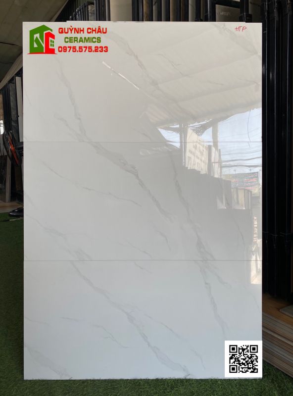 Gạch đá bóng kiếng apodio 40x80 siêu mỏng ốp tường