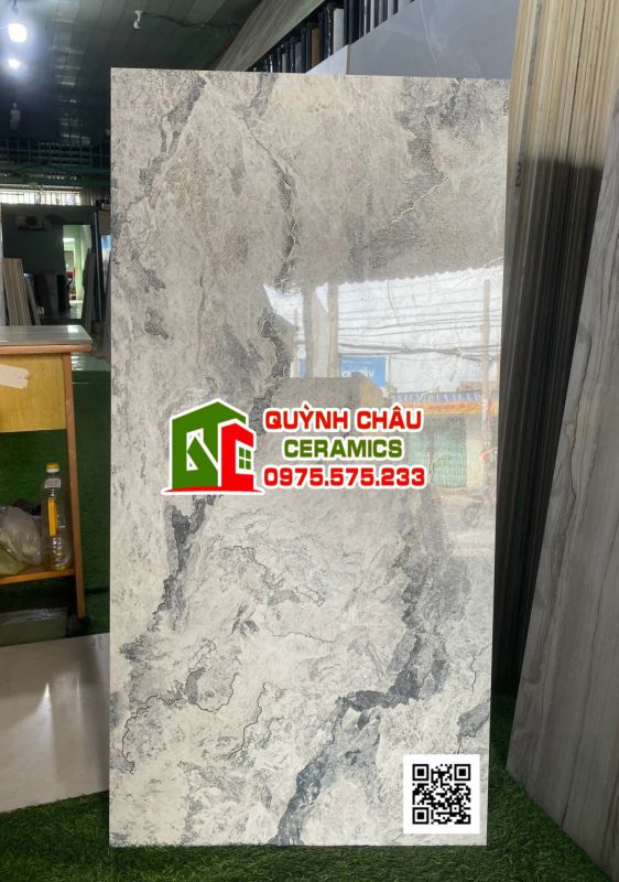 Gạch trung quốc 60x120 khắc kim mạ vàng vân xanh đá đồng chất Gạch trung quốc 60x120 khắc kim mạ vàng vân xanh đá đồng chất