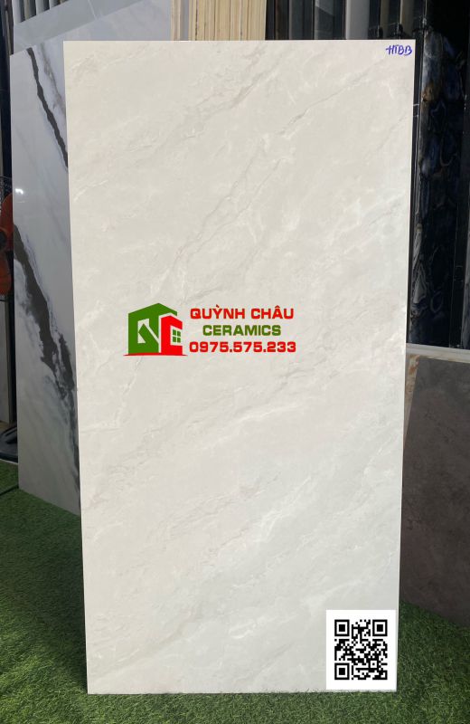 Gạch ốp lát 60x120 màu xám vân đá nhạt bóng kiếng trung quốc