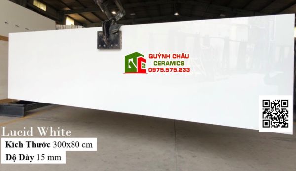Gạch khổ lớn 80x300 đá trắng trơn men sứ ấn độ siêu bóng Gạch khổ lớn 80x300 đá trắng trơn men sứ ấn độ siêu bóng