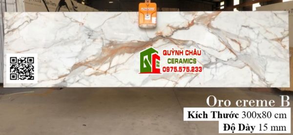 Gạch đá khổ lớn ấn độ 80x300 marble vân vàng siêu bóng Gạch đá khổ lớn ấn độ 80x300 marble vân vàng siêu bóng