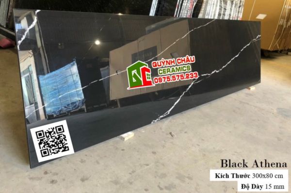 Gạch đá khổ lớn 80x300 đen vân trắng tia sét siêu bóng ấn độ Gạch đá khổ lớn 80x300 đen vân trắng tia sét siêu bóng ấn độ