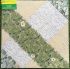 Gạch sân vườn mẫu cỏ 40x40 chống trơn HRa9410
