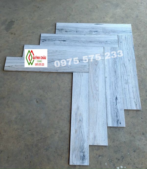 Gạch trung quốc giả gỗ xám xanh 15x80 cao cấp Gạch trung quốc giả gỗ xám xanh 15x80 cao cấp