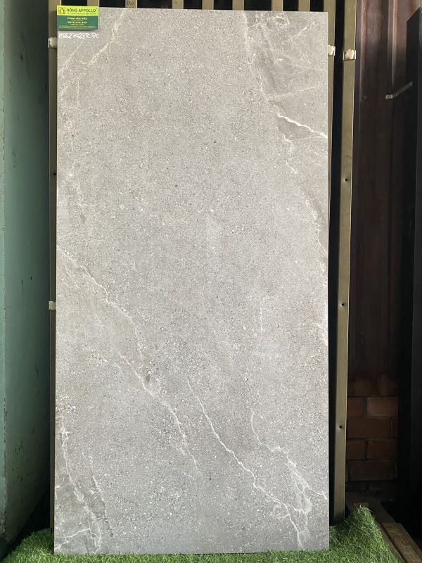 Gạch 60x120 màu xám đồng chất bóng kiếng chựu lực chống trầy