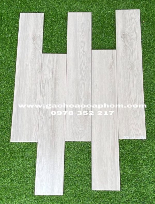 Gạch vân giả gỗ 15x80 nhập khẩu trắng xám giá tốt