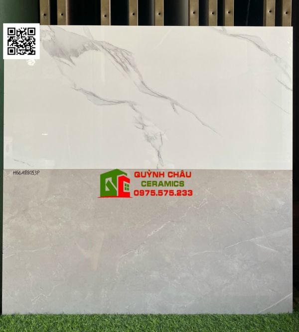 Gạch apodio xương đá 40x80 ốp tường màu xám trắng vân