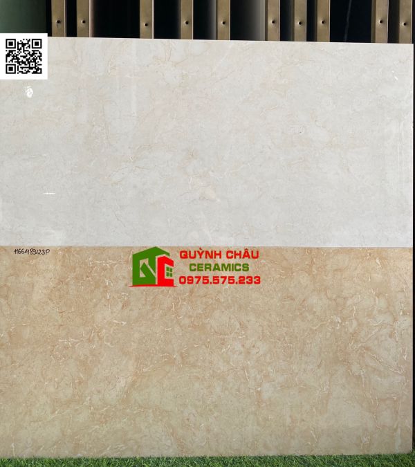 Gạch ốp tường 40x80 màu vàng đậm nhạt bóng kiếng apodio