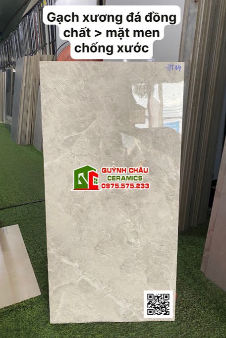 Gạch đồng chất 40x80 vân đá màu xám bề mặt chống xước cao cấp Gạch đồng chất 40x80 vân đá màu xám bề mặt chống xước cao cấp