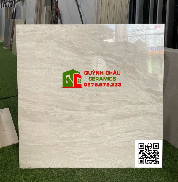 Mẫu gạch 80x80 lát nền phòng khách vân đá đẹp mài bóng thạch bàn 4928