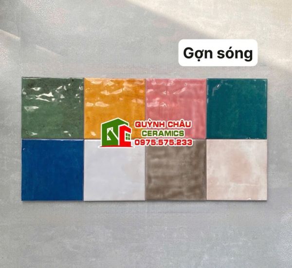 Các mẫu gạch thẻ trang trí 12x12 cm màu sắc ấn tượng Các mẫu gạch thẻ trang trí 12x12 cm màu sắc ấn tượng