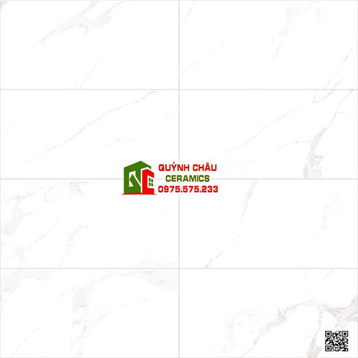 Gạch 30x60 ấn độ mờ trắng vân mây giả đá