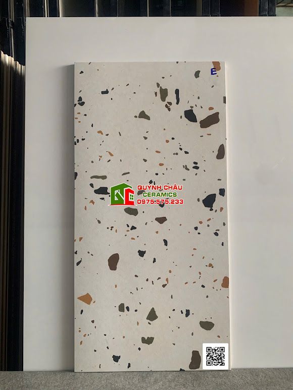 Gạch 30x60 terrazzo hạt lớn nhỏ đa sắc Gạch 30x60 terrazzo hạt lớn nhỏ đa sắc
