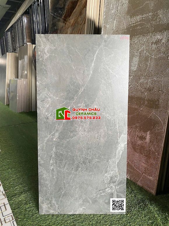 Gạch 40x80 mờ vân đá xám đậm Gạch 40x80 mờ vân đá xám đậm