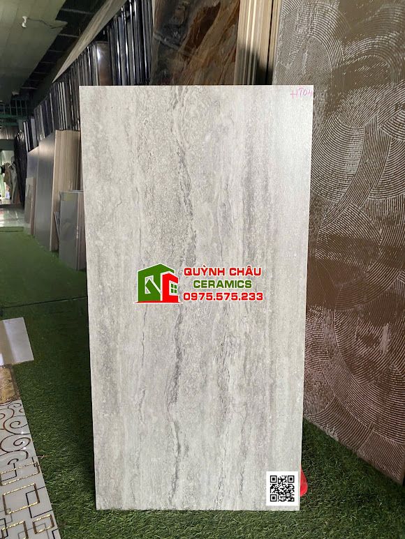 Gạch 40x80 Travertine vân đá xám mờ Gạch 40x80 Travertine vân đá xám mờ