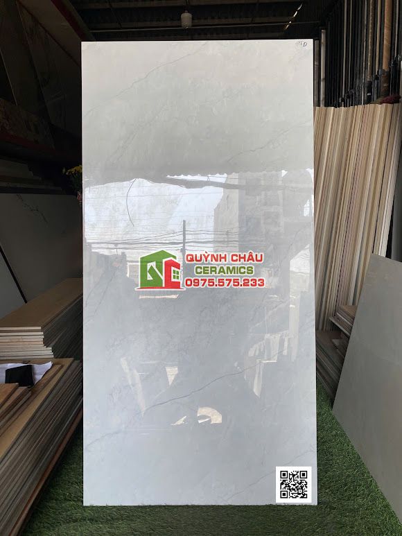 Gạch 60x120 bóng kính xám vân Gạch 60x120 bóng kính xám vân