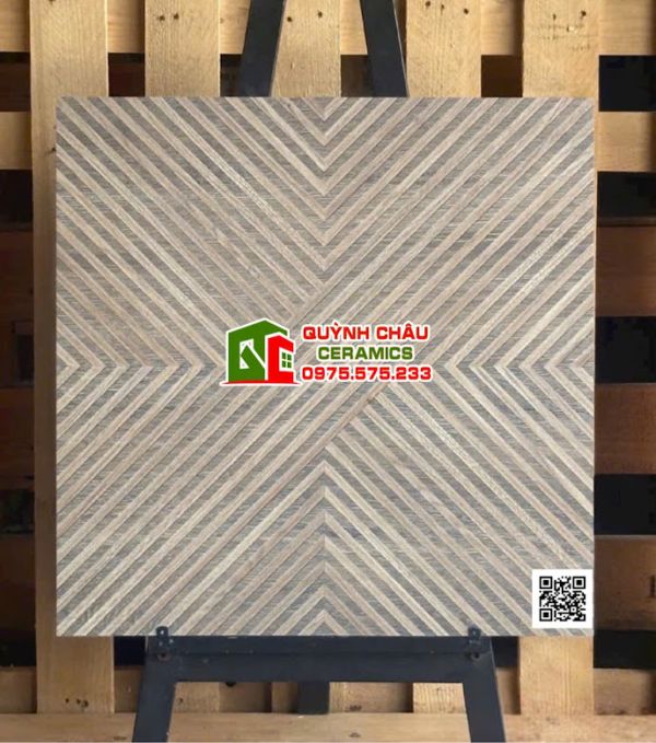 Gạch 60x60 hoạ tiết vân gỗ xương cá điêu khắc              Gạch 60x60 hoạ tiết vân gỗ xương cá điêu khắc