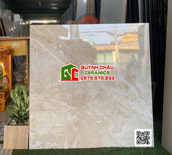 Gạch 80x80 ấn độ vân đá màu kem osho Beige bề mặt bóng Gạch 80x80 ấn độ vân đá màu kem osho Beige bề mặt bóng