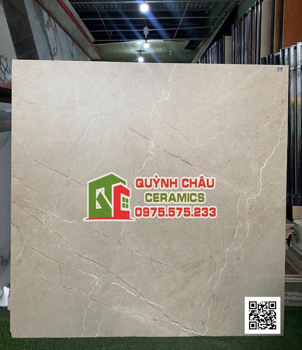     Gạch ấn độ 120x120 màu nâu nhạt vân rạn Royal Mixed bề mặt carving