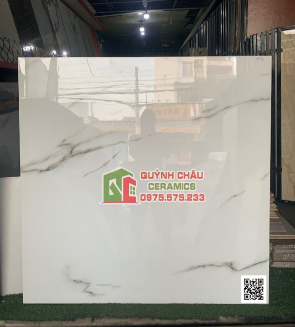 Gạch ấn độ 120x120 trắng vân hàng tốt giá rẻ